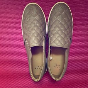 Brown slip on sneakers size 9